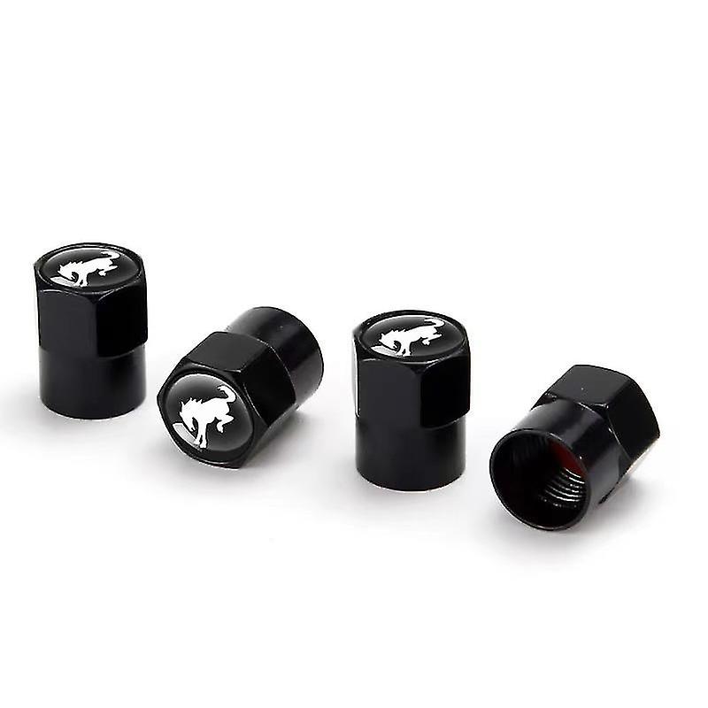 Set Of 4 Car Tyre D Valve Stem Cap With Keyring Spr For Fer