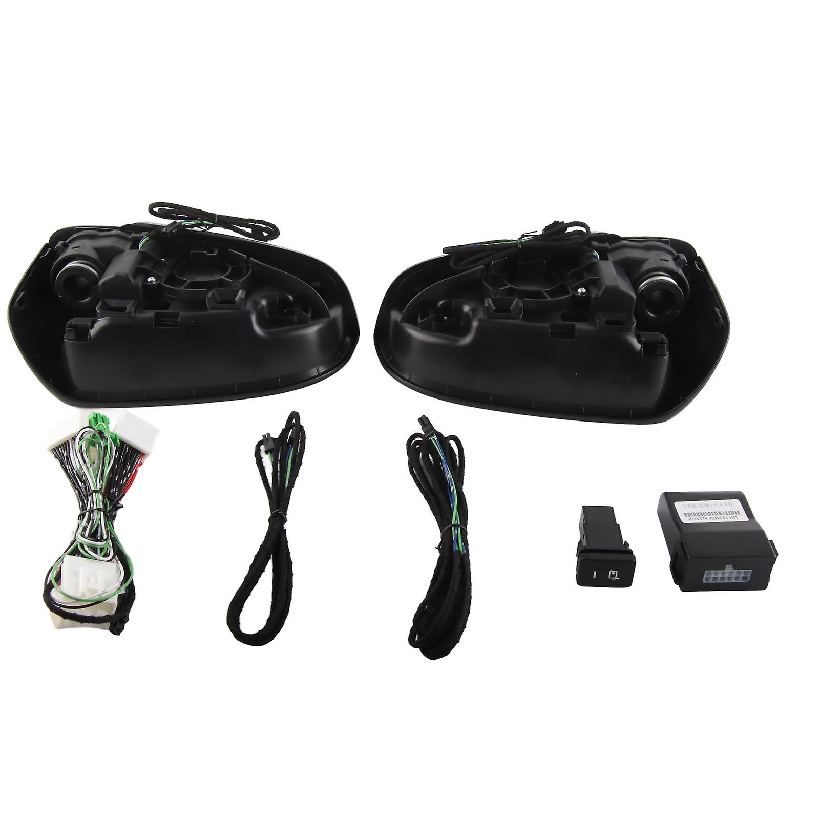 Electric Rearview Side Mirror Folding System Auto Folding Convenient Replacement for Corolla 2014 and 2019 LHD