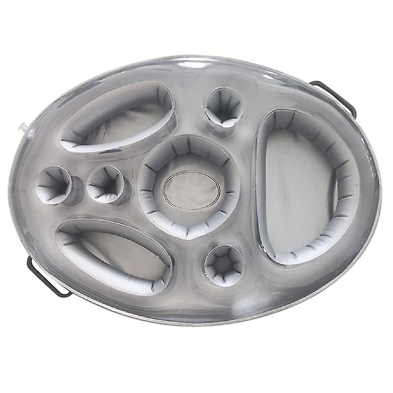 PVC Floating Beer Carrier, Inflatable Tray Floating Spa Bar for Beach Water Fun Toys