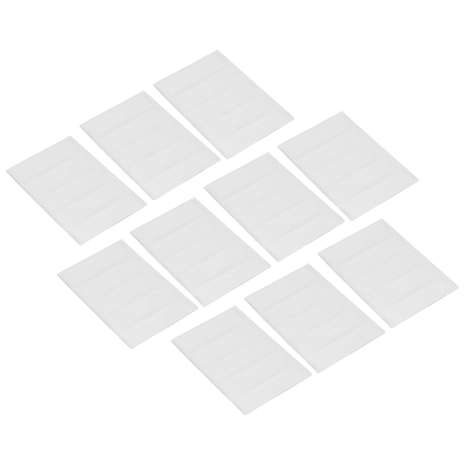 Long Range RFID UHF Tags - Durable, Adhesive, 10-Year Data Storage, 100 Pack