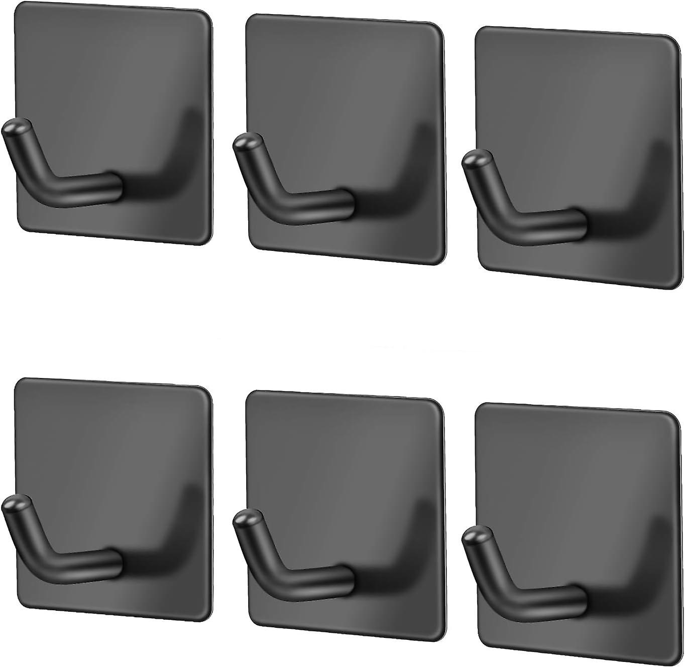 6- SUS304 stainless steel wall hooks, rust-proof, oil-proof