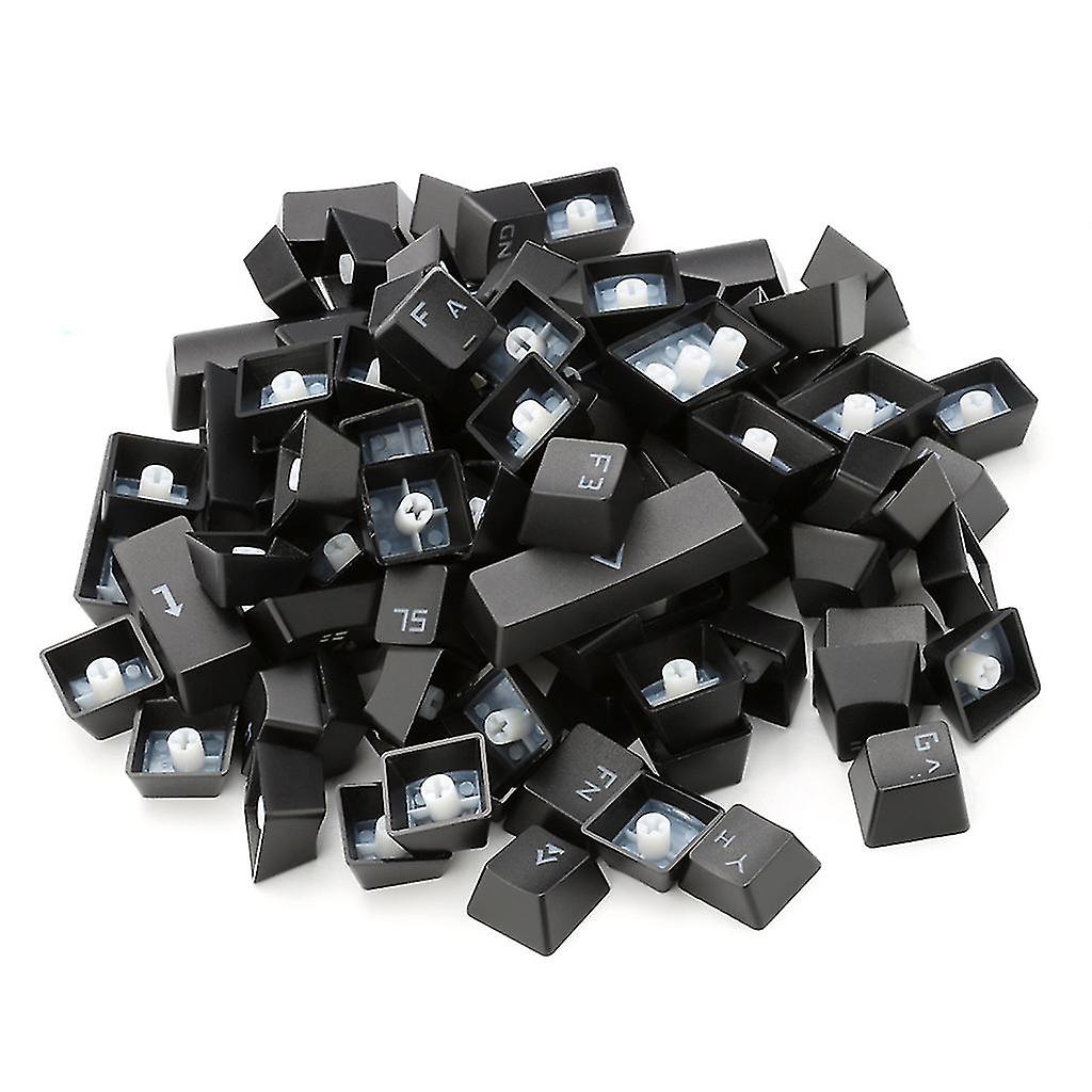 87 Keys/set Silicone Keycaps Cherry Profile Backlight  For Mechanical Keyboard
