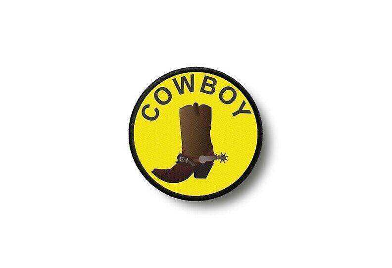 Patch badge ecusson prints cowboy thermocollant