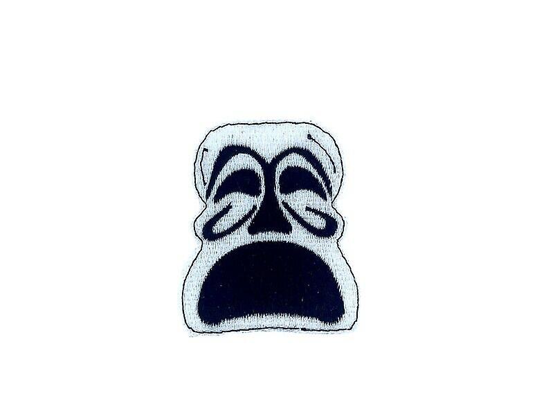 Patch ecusson embroidery thermocollant mask mask embroidery grimace
