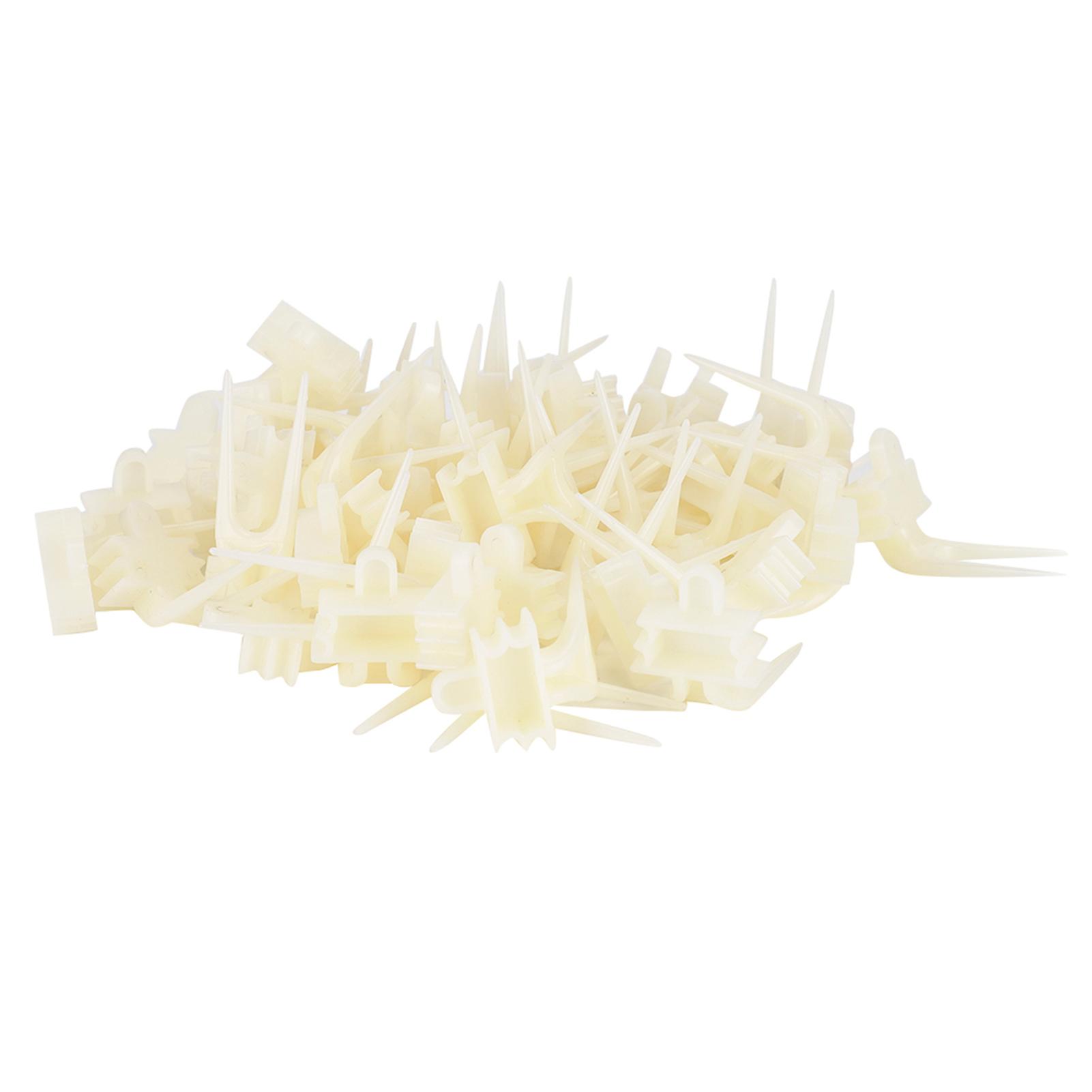 50PCS Plastic Bird & Hamster Fruit Forks 4x2.5x2cm, Multicolor