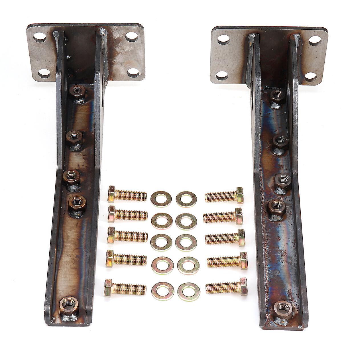2Pcs 1/4" Rear Bumper Bar Brackets Support Mount