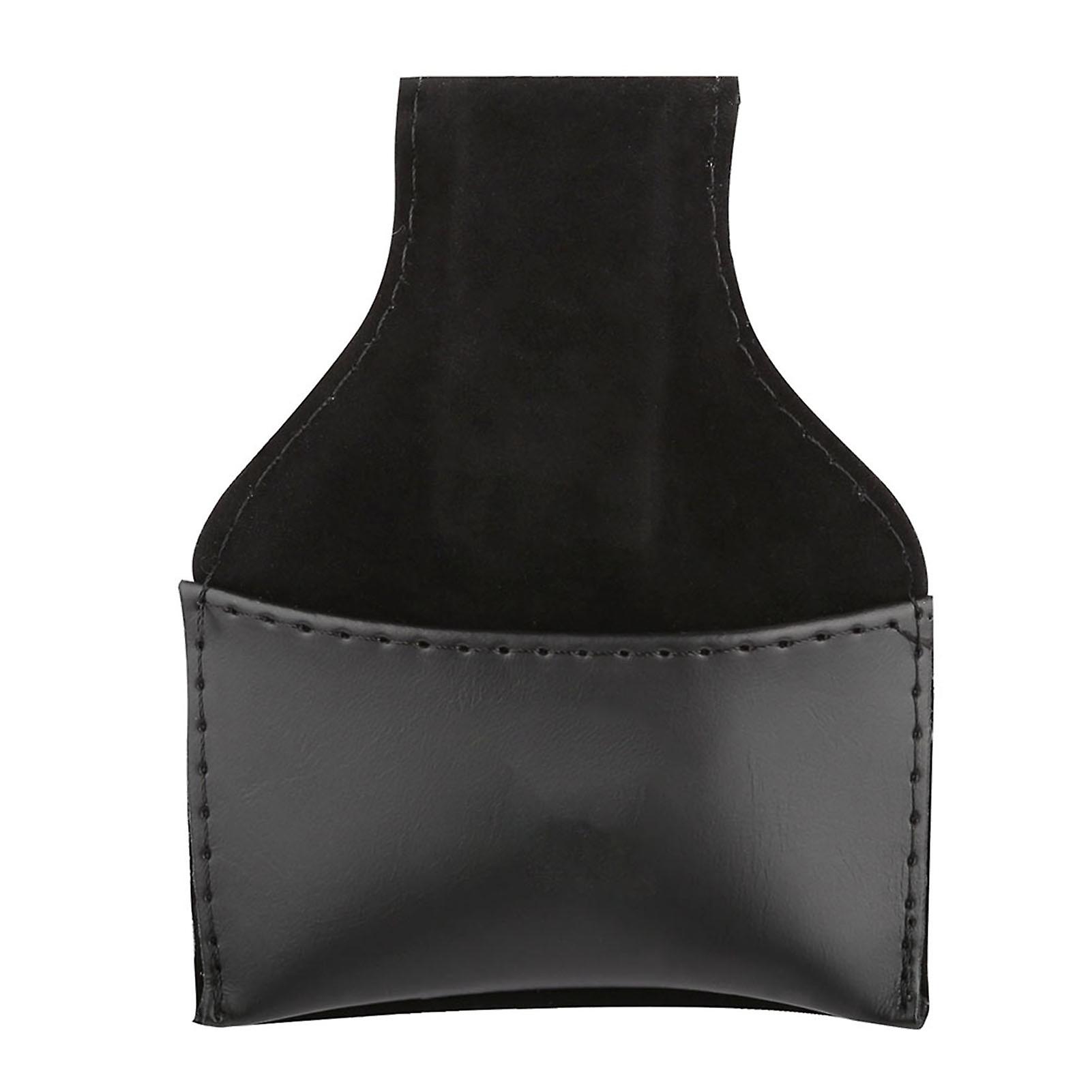 Billiard Chalk Holder Portable PU Pouch Bag Accessory Black