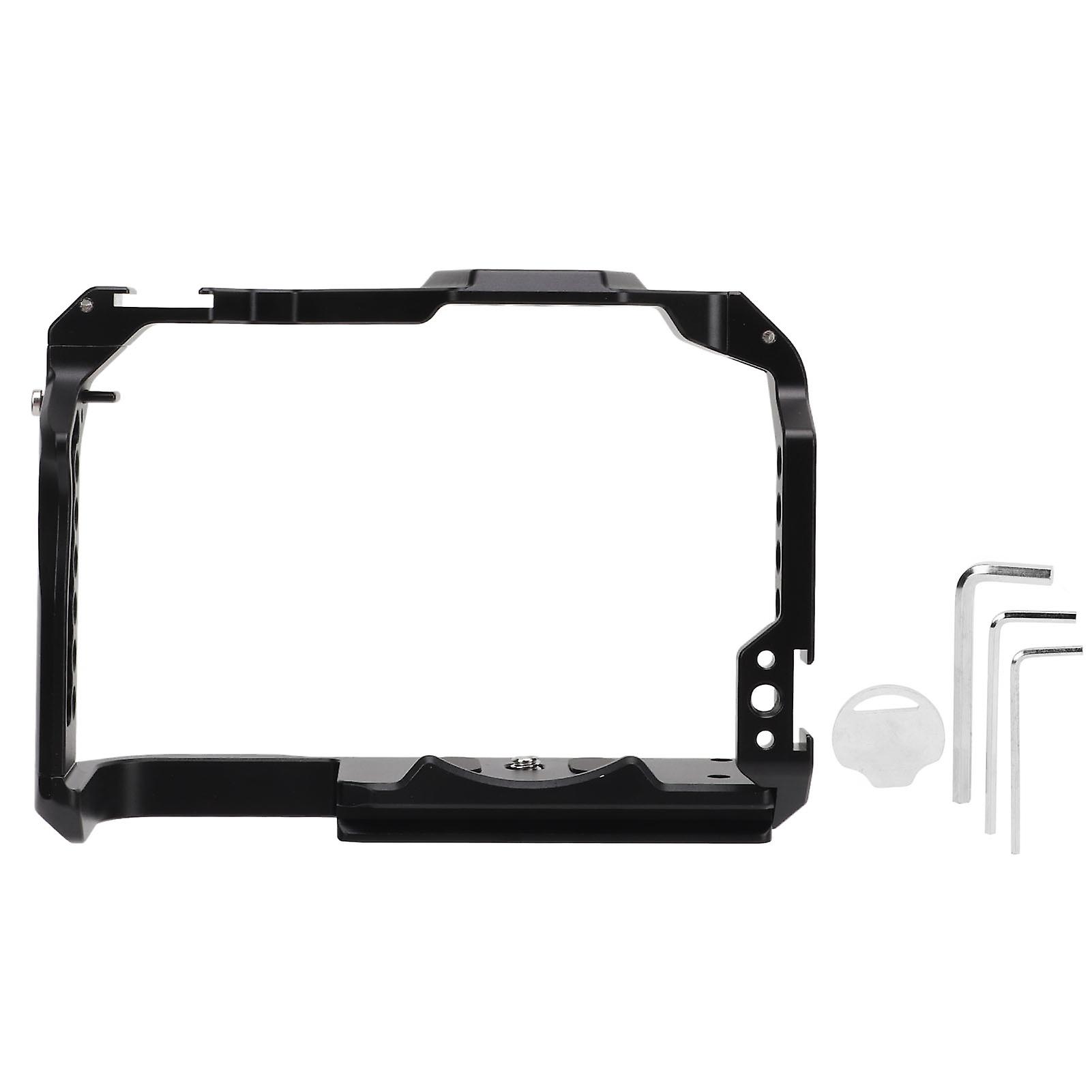 Camera Protective Frame Metal Camera Cage Accessories with Cold Shoe Mount for R7 Camera