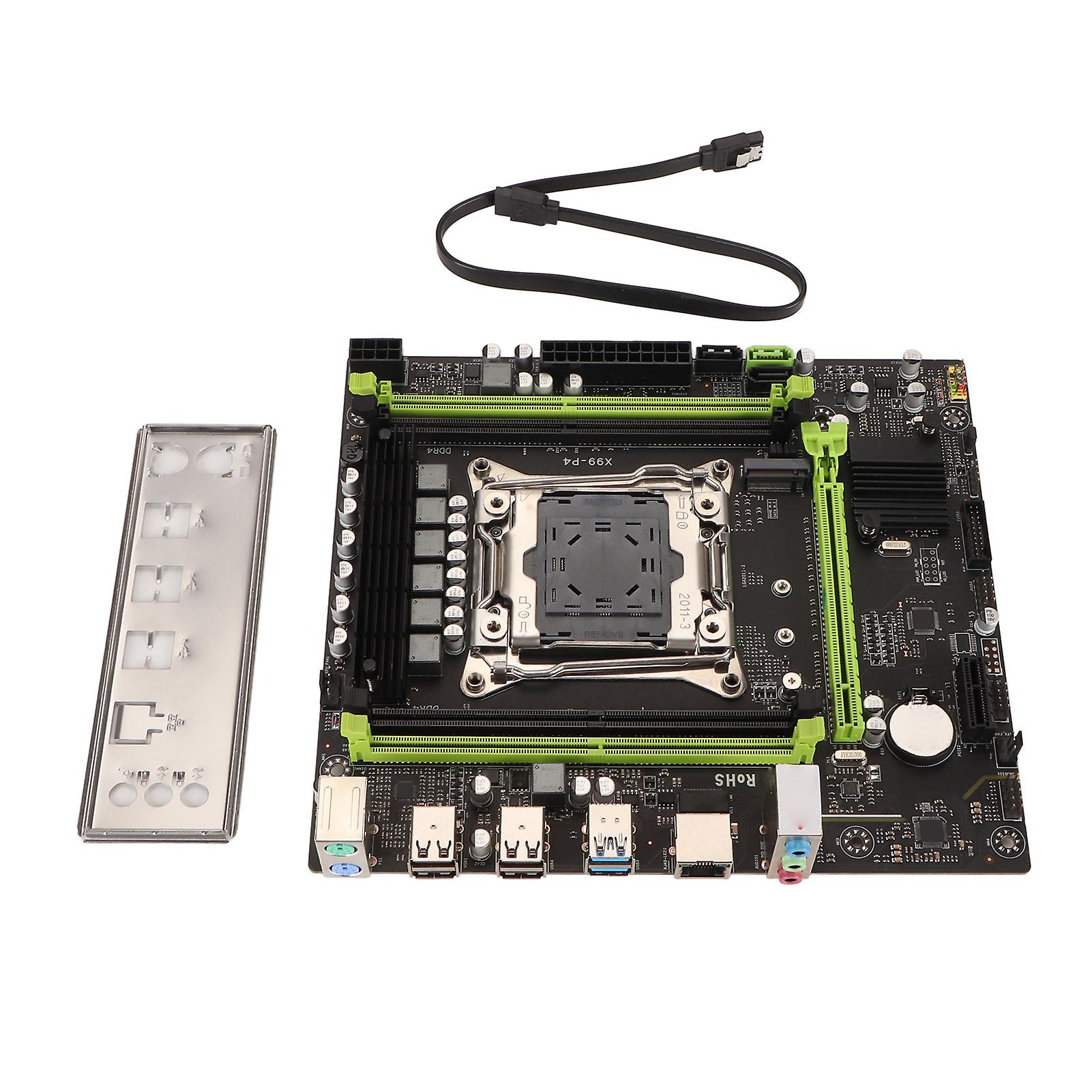 X99 P4 Mainboard Dual Channel DDR4 6-Phasen-Netzteil LGA 2011 3 Computer-Gaming-Motherboard für Desktop-PC