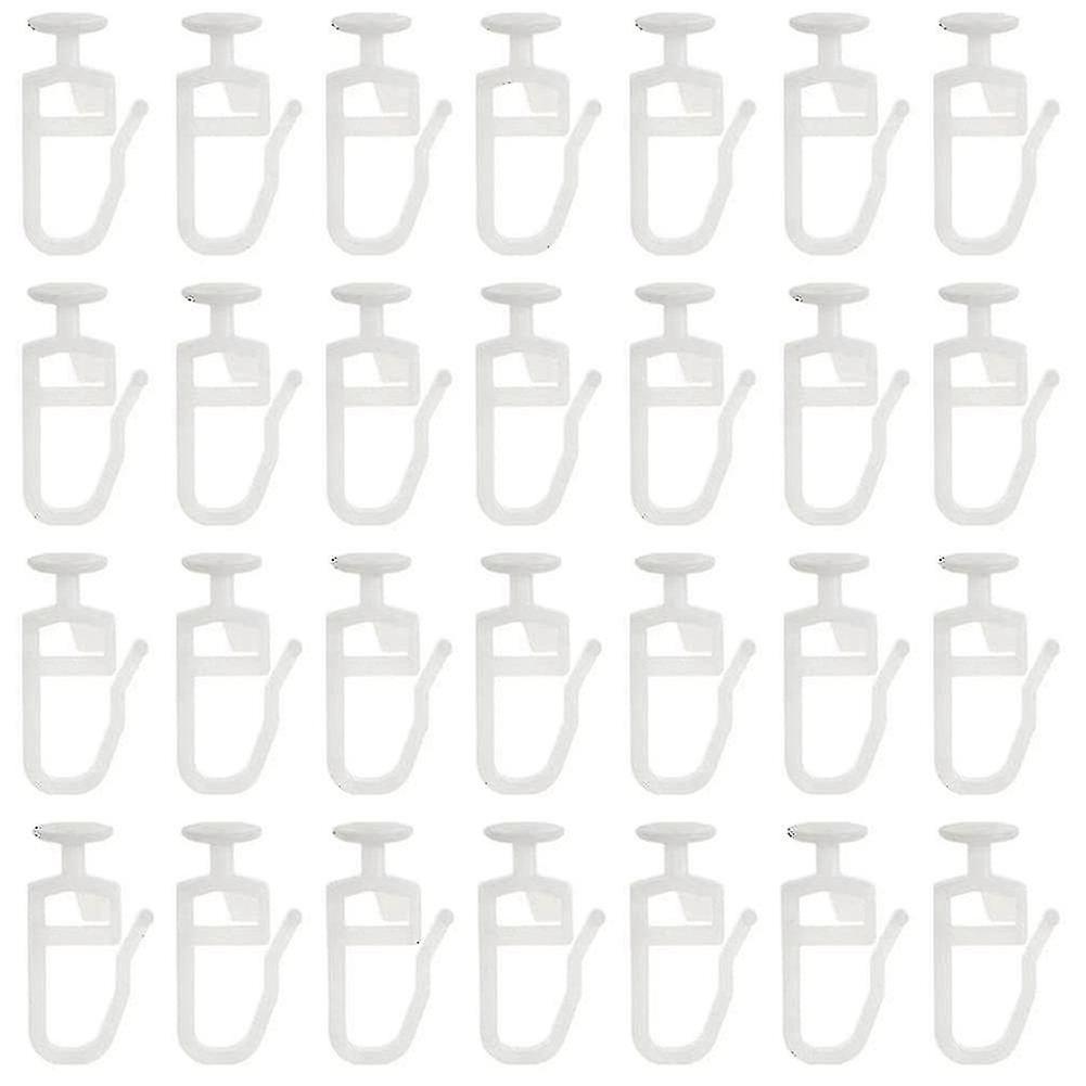 200 Pack Curtain Glider With 8.3 Mm Head Folding Glider Curtain Track Glider Hooks For Curtai H-hy
