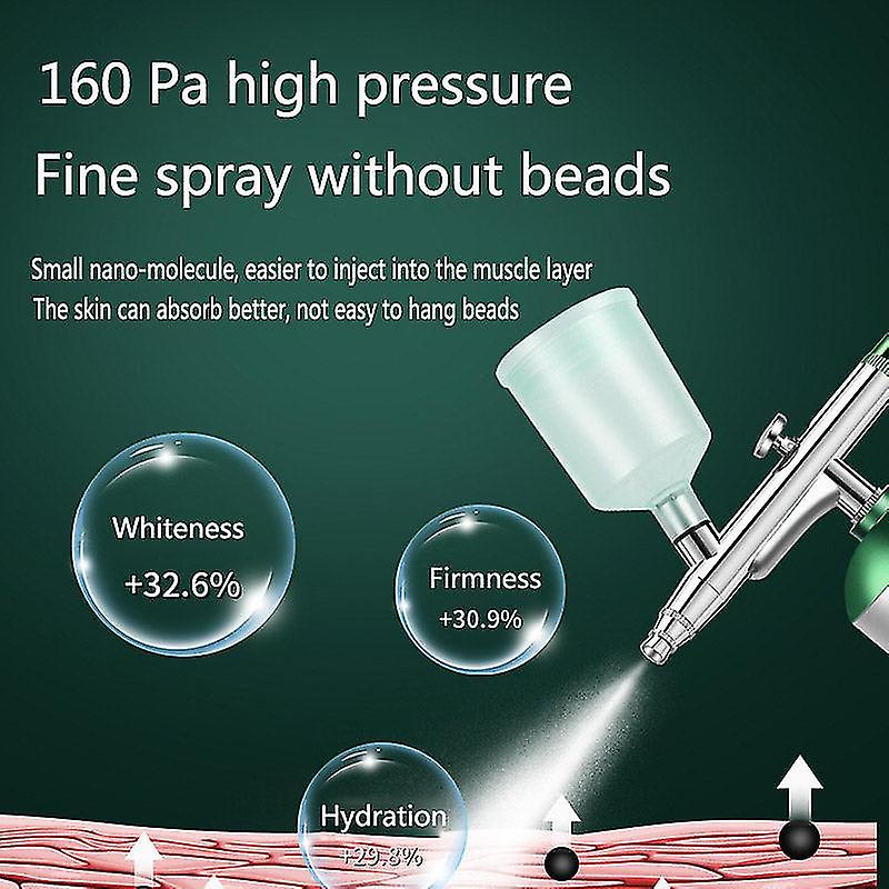 Oxygen Injector Portable Moisturizer Handheld Nano Spray High Pressure Atomizing Facial Beauty Device