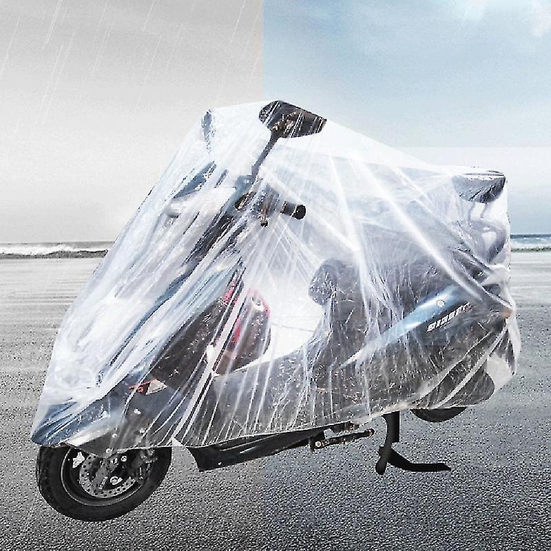 Cubierta Protectora Transparente Desechable Para Motocicleta, Cubierta Impermeable A Prueba De Polvo