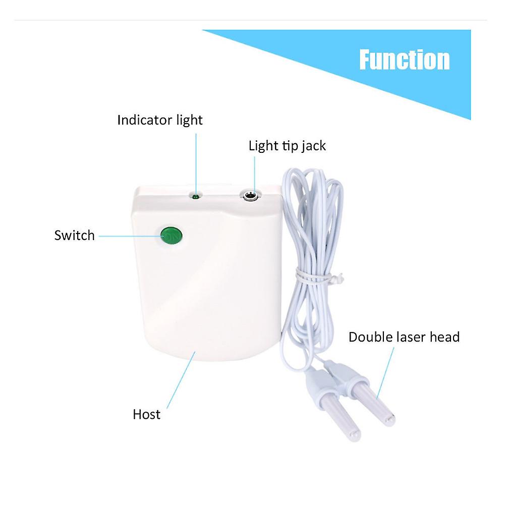Multifunction Laser Rhinitis Massager 9x6.5x2.5cm 77g ABS