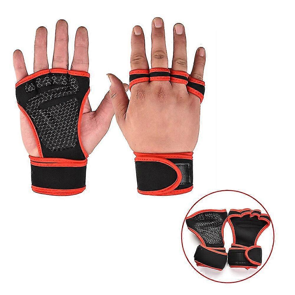 Trainingshandschuhe Mnner & Frauen  Rutschfeste Fitness Handschuhe Fr  Gewichtheben, Klimmzge & Hanteltraining