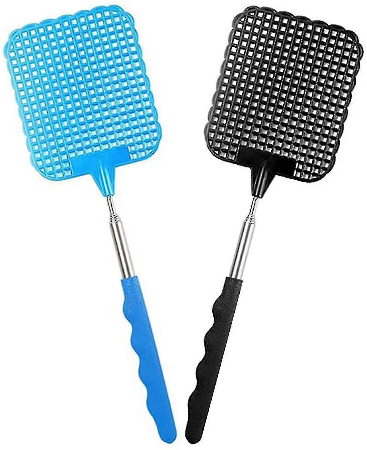 2 حزمة ذبابة ممزق ، مقاومة للآفات البعوض ، مقبض تلسكوبي محمول