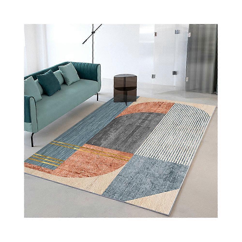 Tappeto astratto moderno Tappeti lavabili e moquette Tappeti in marmo per camera da letto Sala da pranzo Home Office Decor-Light lusso -13