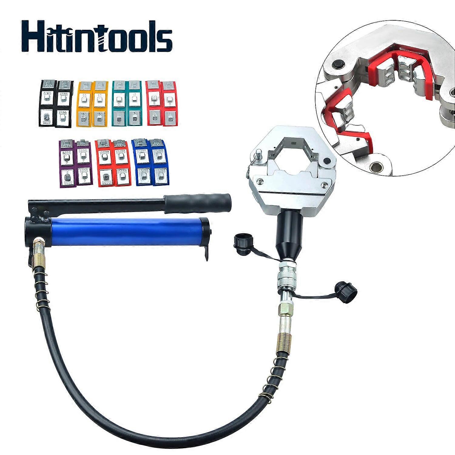 Hydraulic Hose Crimping Tool AC Hose Crimper Kit Manual Handheld Car AC Lines No.43168