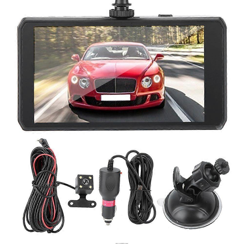 4.5in 1080P Car DVR Dual Lens 140 Wide Angle LCD Video Recorder Dash Cam E2U211