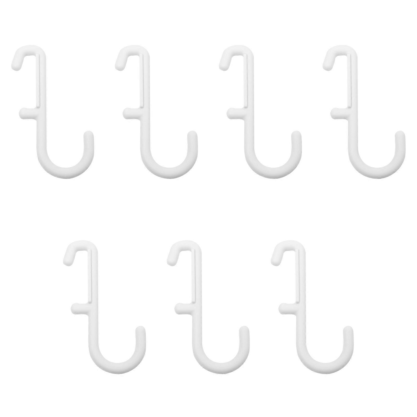 7Pcs Pegboard Hanging Hooks Hole Board Shelf Hooks Supermarket Hole Board Hooks