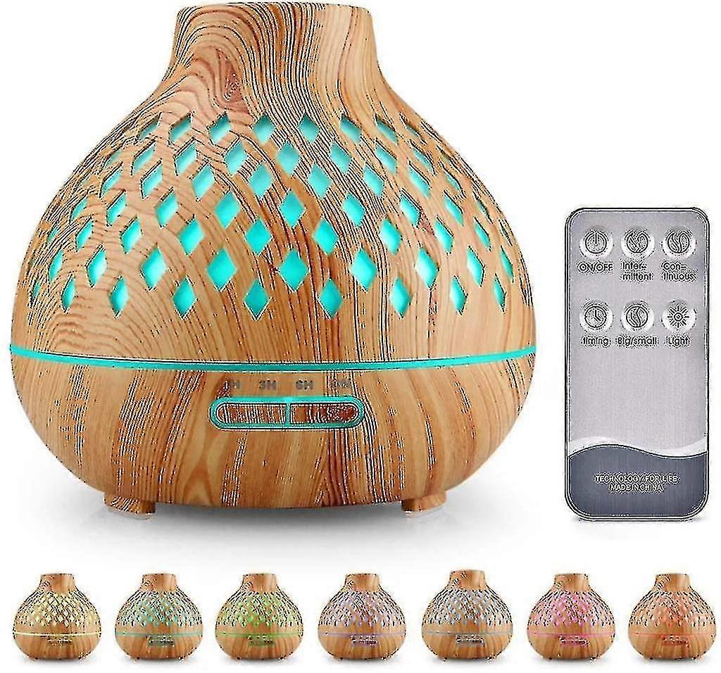 Diffusore di aromi ad ultrasuoni da 400 ml con LED a 7 colori