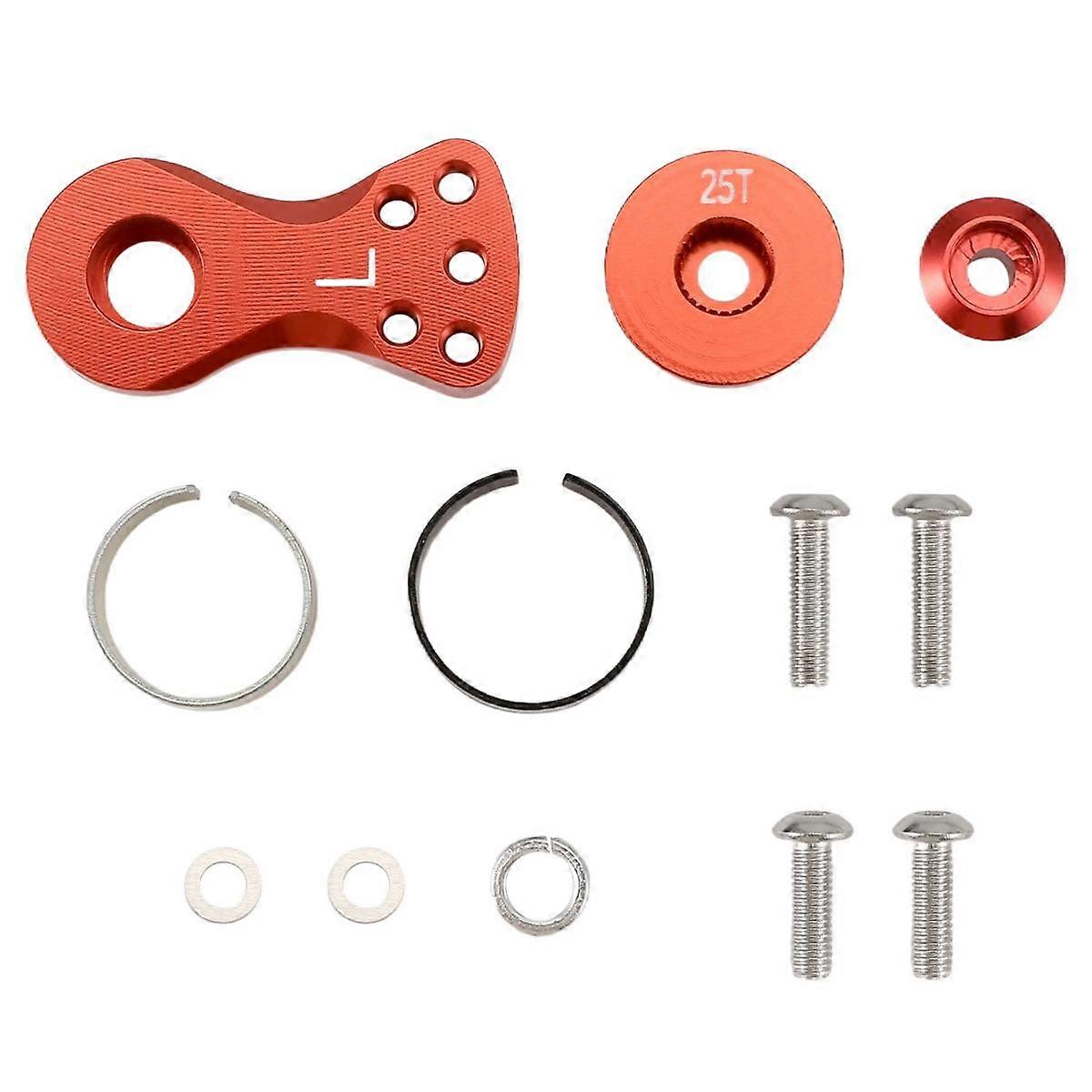 Metal 25T Adjustable Servo Saver Arm Horn for -4 Axial SCX10 1/10 RC Cars Helicopter Model Boat Upgrade Parts,L,D