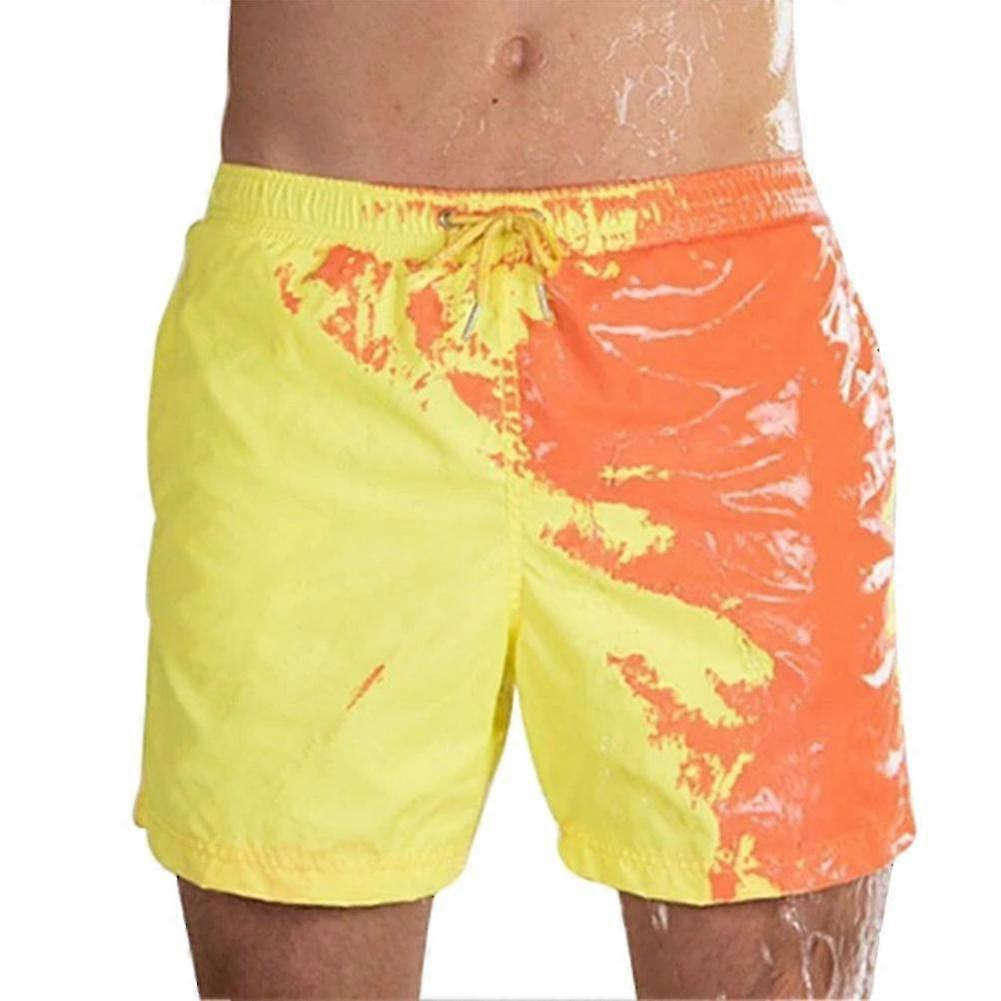 Magical Change Color Beach Shorts Hommes Maillots de bain Maillot de bain Bain à séchage rapide