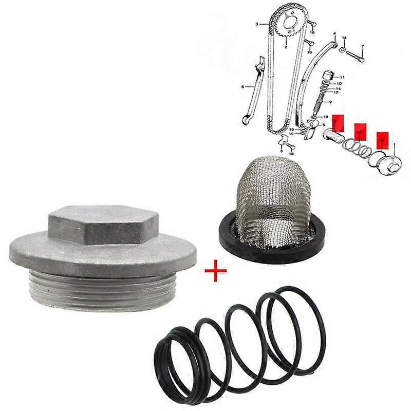 دراجة نارية الألومنيوم زيت استنزاف مسامير الربيع ملحقات المحرك لهوندا ATC185 ATC185S ATC200 ATC200E ATC200M ATC200S ATC200X