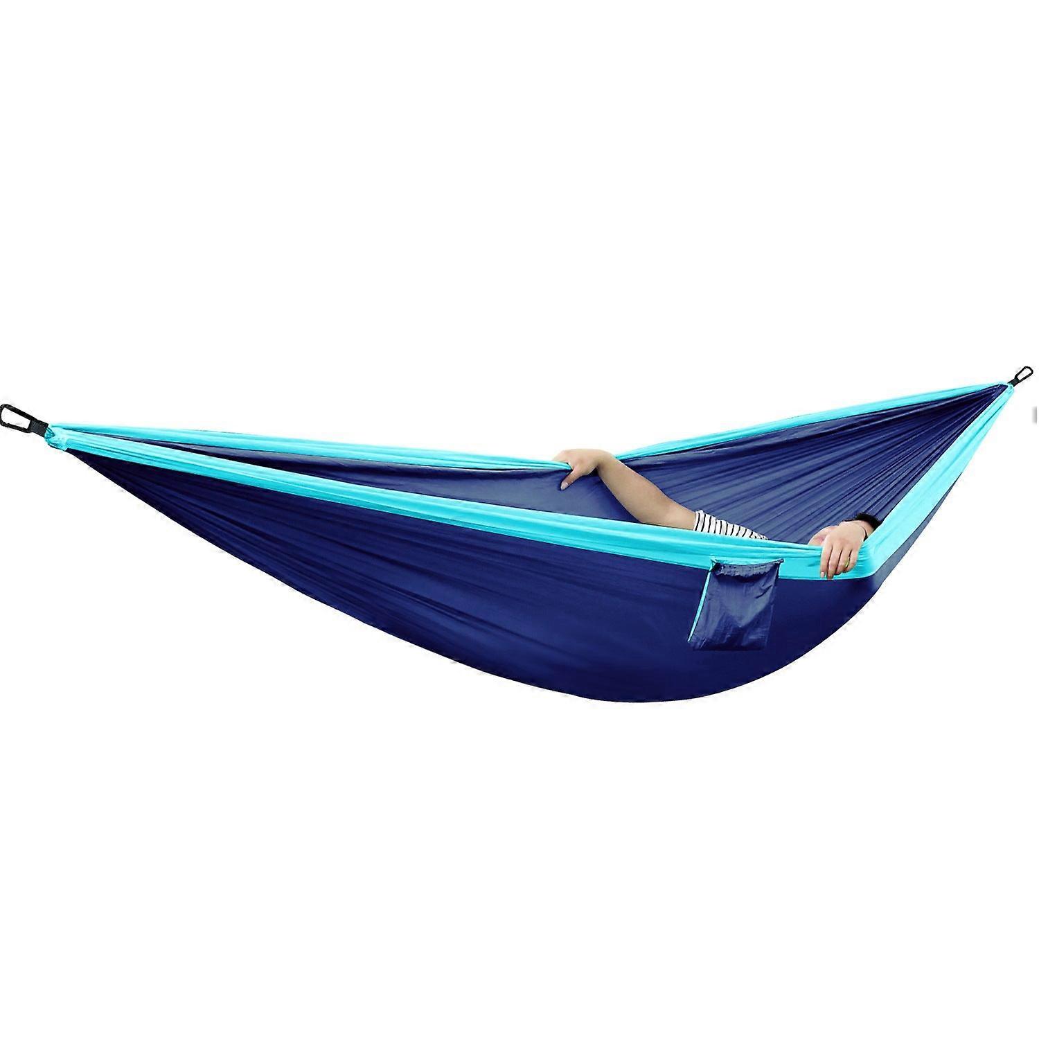 Camping Hammock High-fitting Adjustable Straps Double Hammock Nylon Parachute Cloth