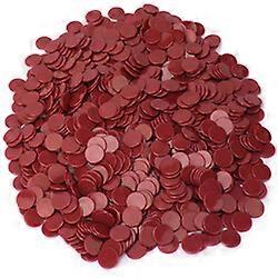 ソリッドレッドビンゴチップス、1000パック