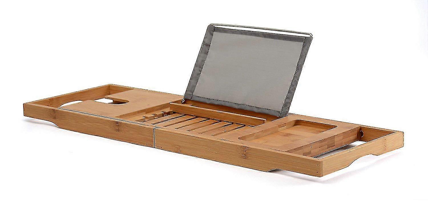 bamboo bathtub tray caddy wooden bath tray table with extending sides