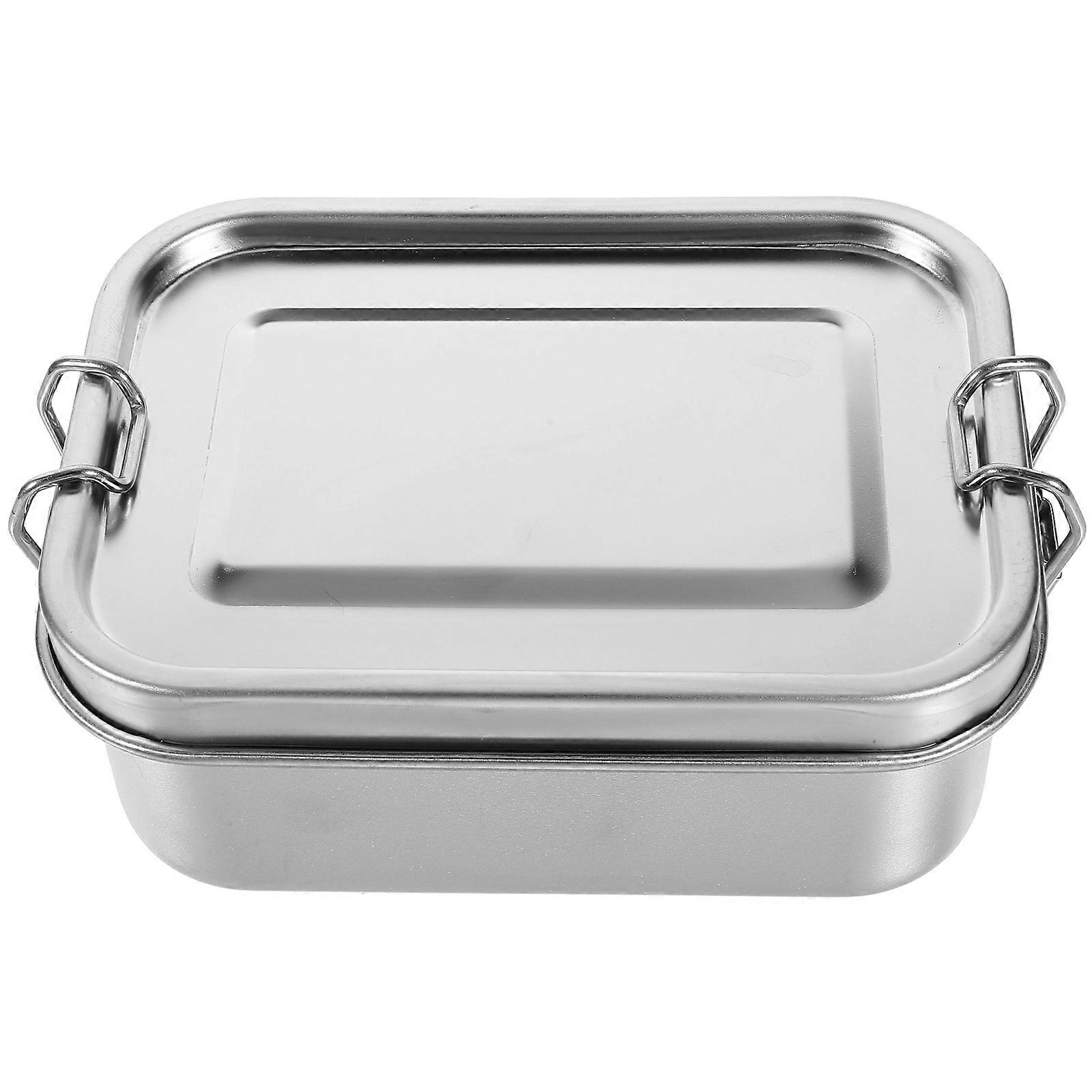 Stainless Steel Food Containers Cooked Rice Box Lunch Container Stainless Steel Lunch Box