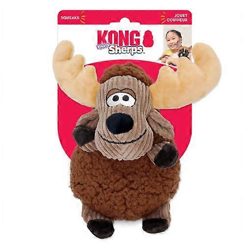 Kong KONG Sherps Floofs Moose Plush SqueakDog Toy, 1 Each/Medium