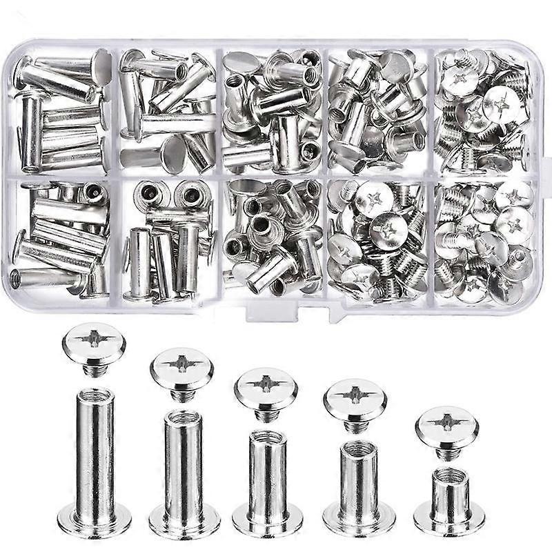Hardware rivets, boxed, sturdy and durable (80 pieces)
