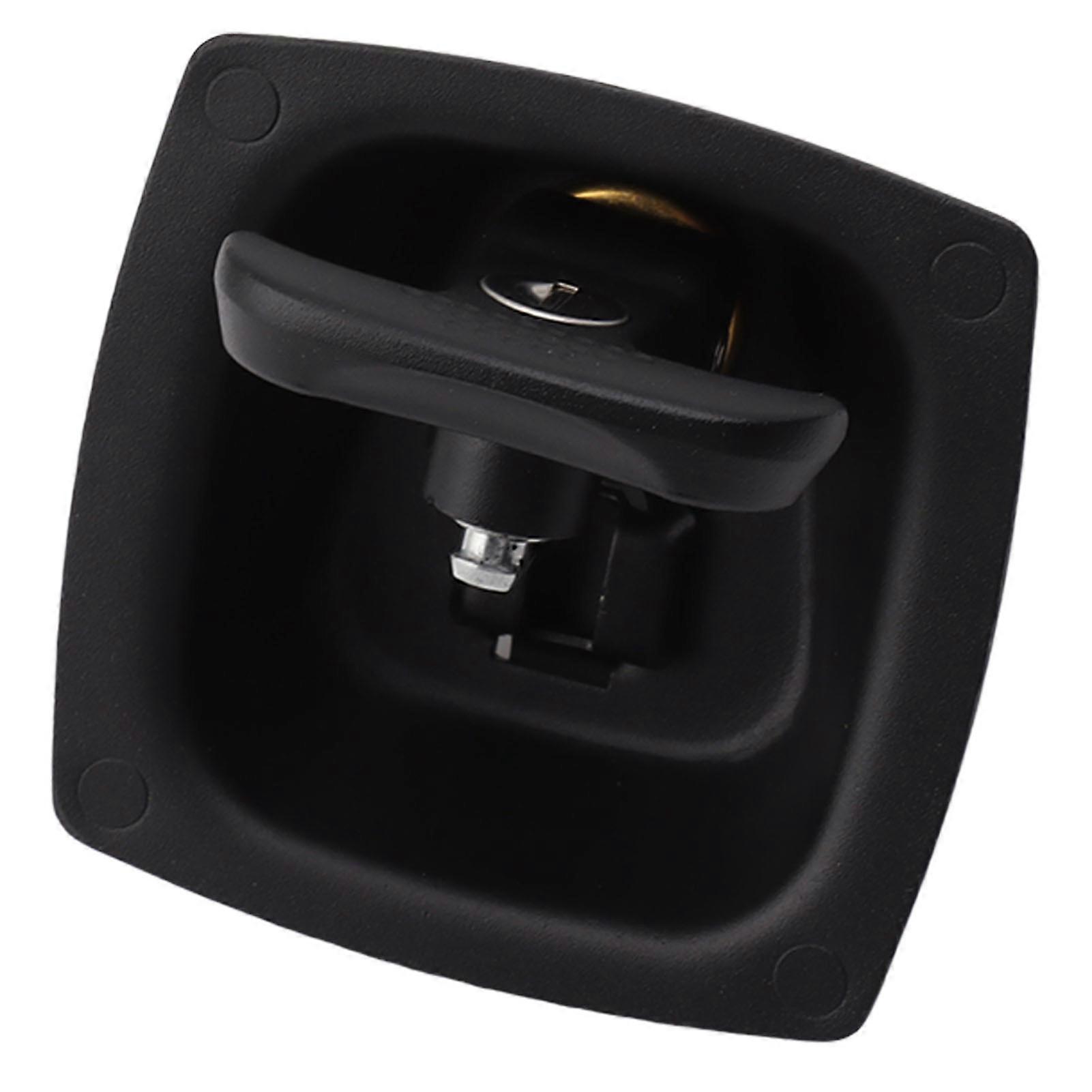 T Handle Door Latch 4x6mm Hole Spacing Zinc Alloy Folding Rotary Compression Toolbox Entrance Locking Latch for RV Boat