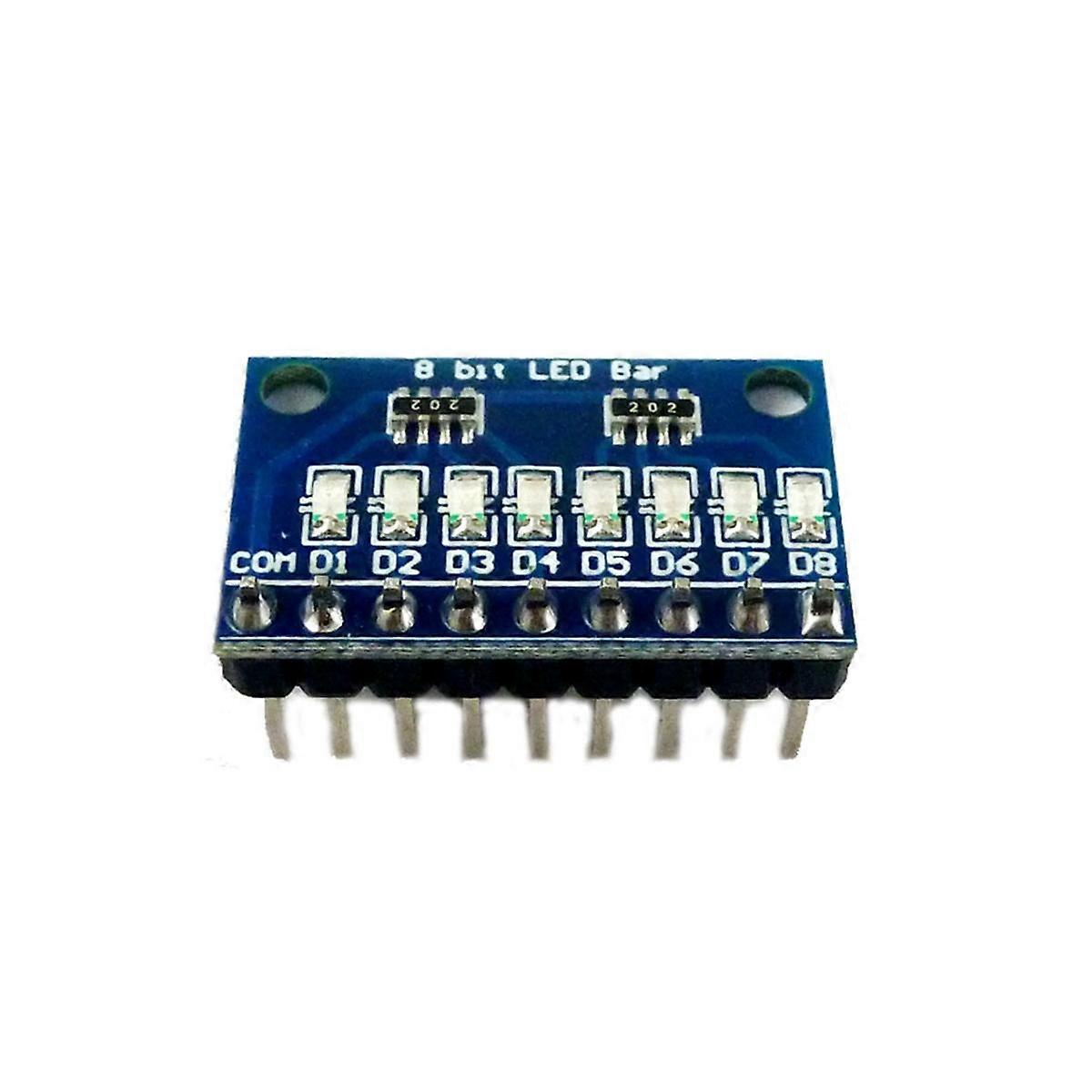 1Pcs 3.3V 5V 8 Bit Blue Common Cathode LED Indicator Module DIY Kit for NANO 4 Nodemcu V3
