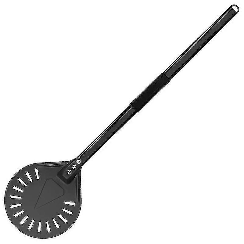 Pizza Turning 8-inch, Metal Pizza With Detachable Aluminum Handle Perforated Pizza Paddle, 39-inch