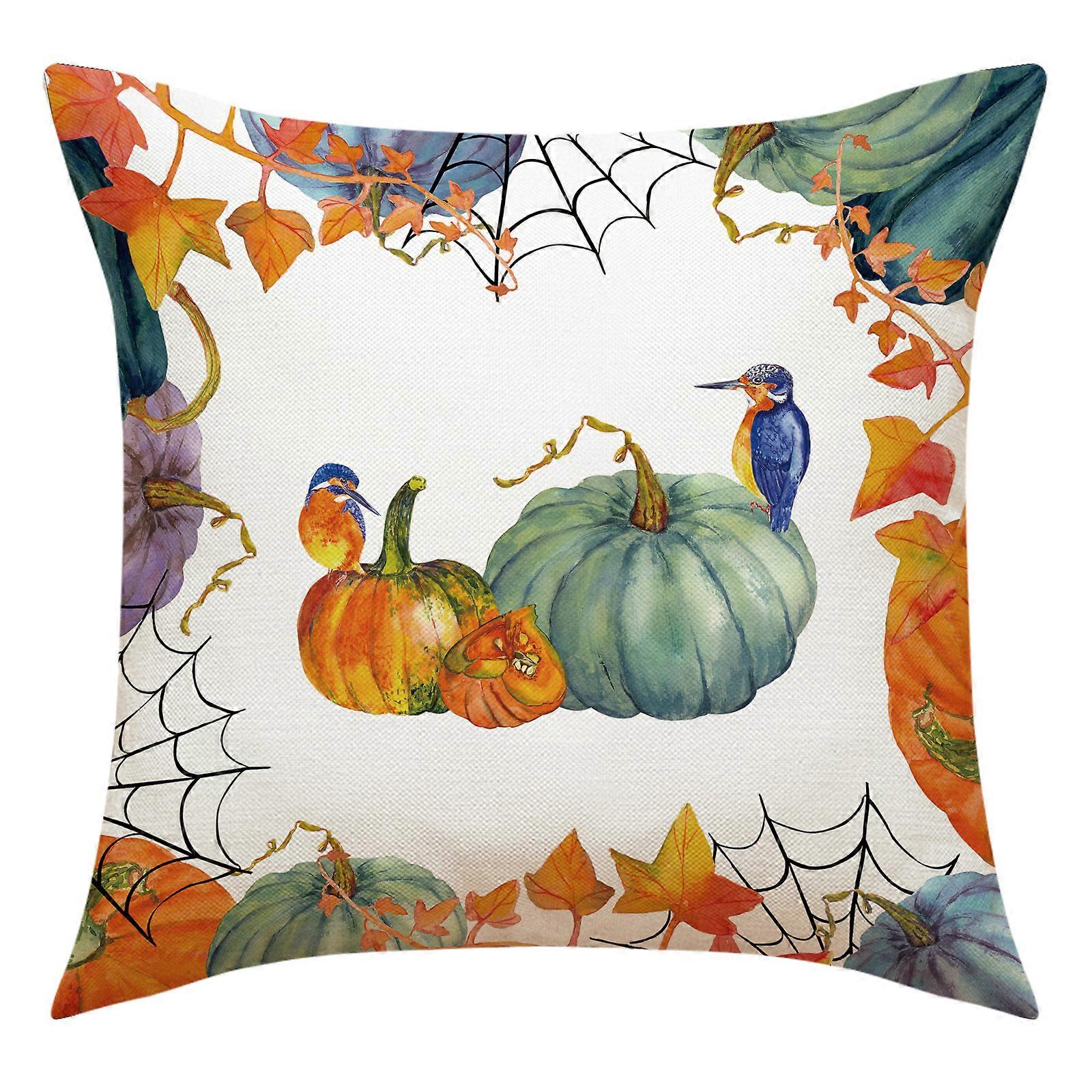 45CM Halloween Pillow Case Removable Washable Sofa Cushion Cover for Home