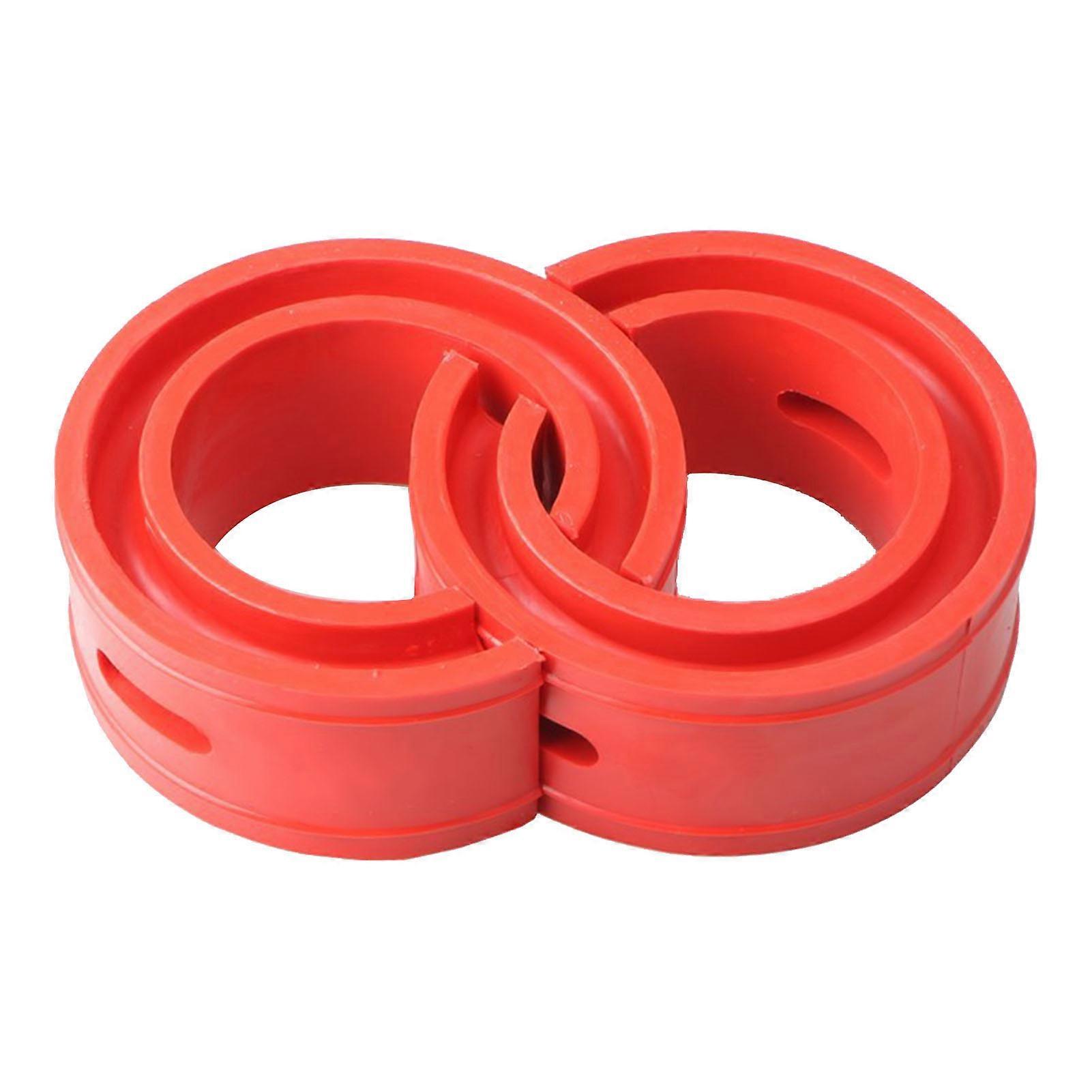 2 Pcs Car Spring Shock Absorber Flexible Rubber Bumper Shock Buffer Power Cushion Coil Spring Spacer B