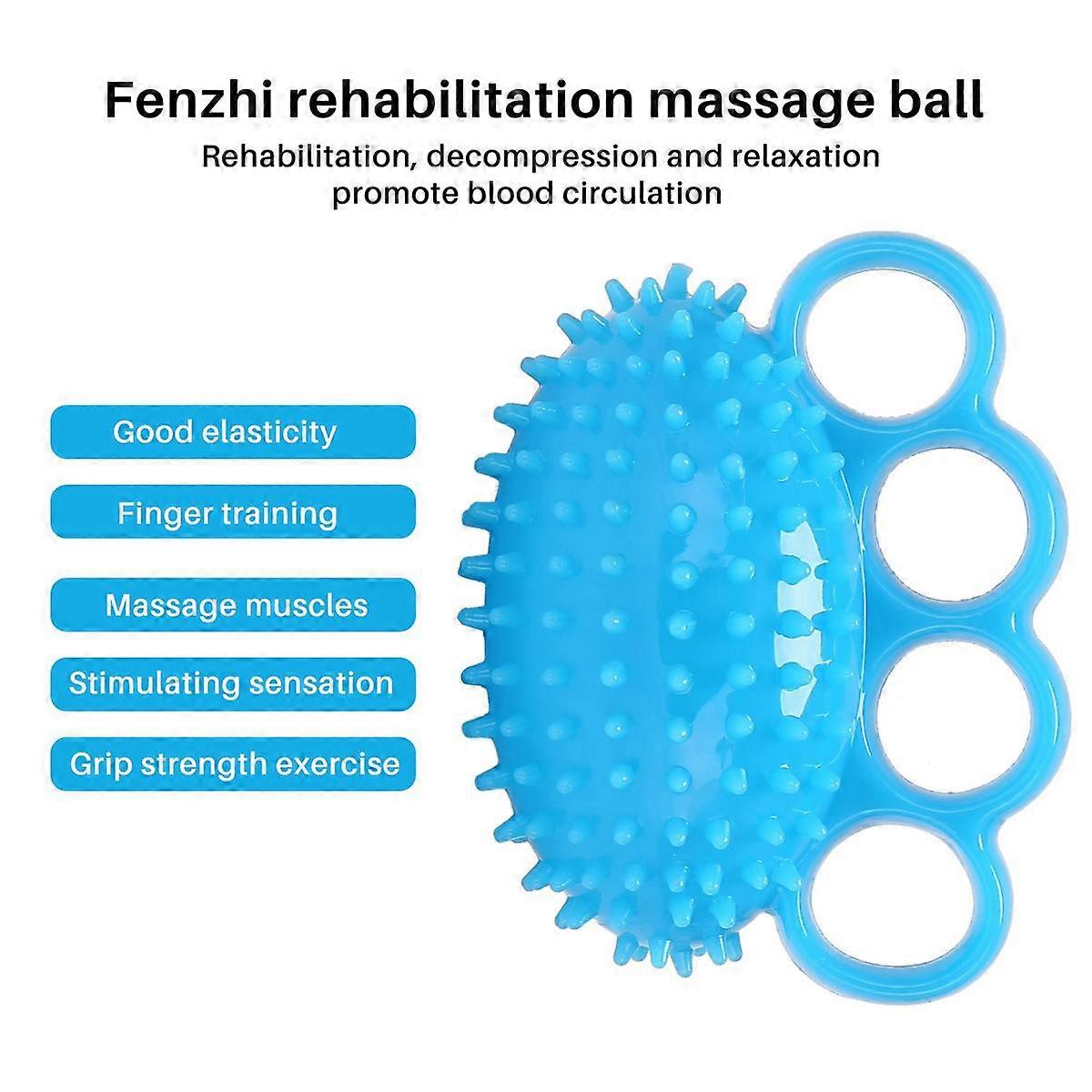 Hand Grip Strengthener Finger Exerciser Hand Grip Ball Strengthener Exercise Anti-Spasticity Ball