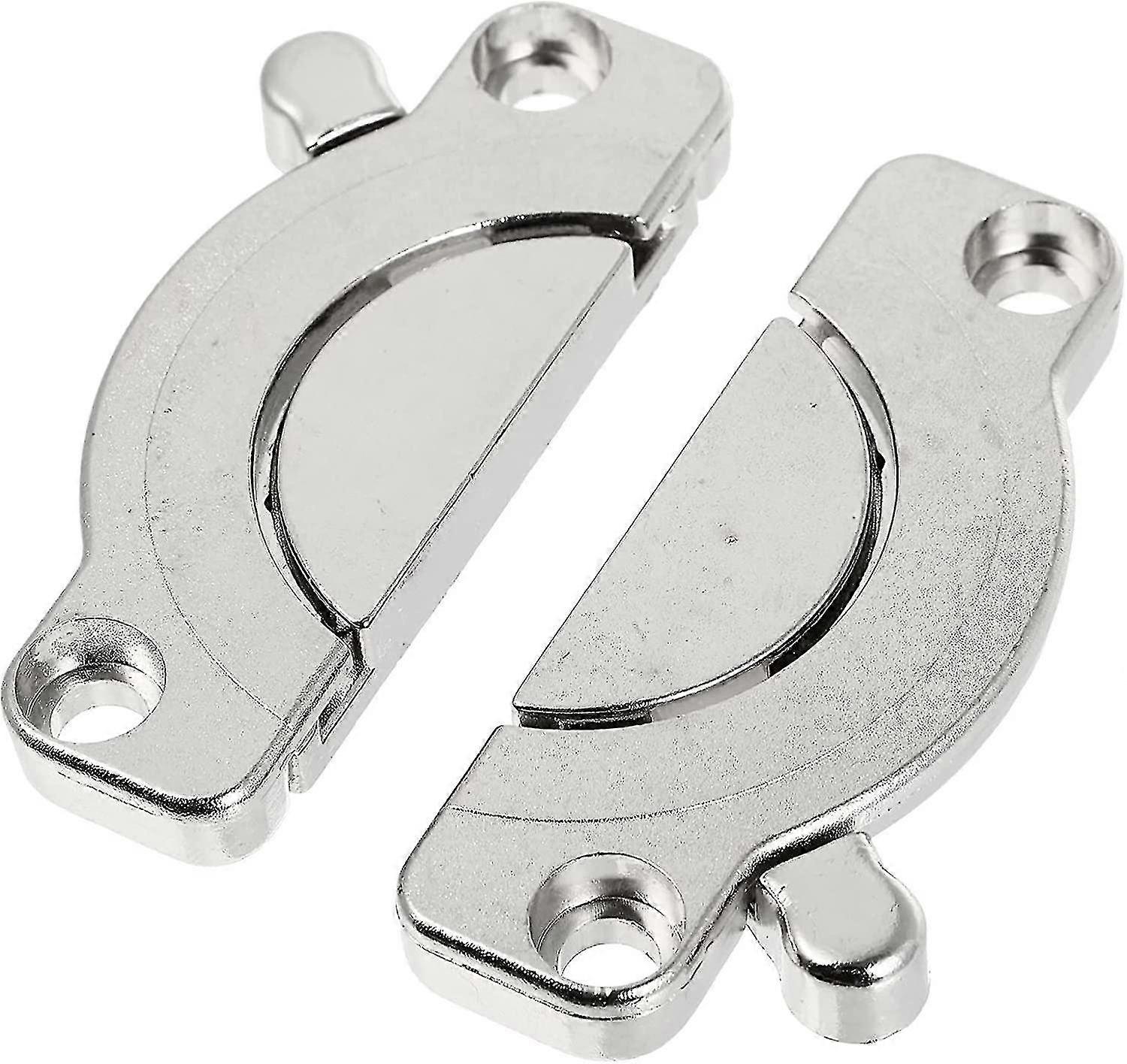 Table Lock Zinc Alloy Dining Table Buckle Training Table Connector (1pc, Silver)
