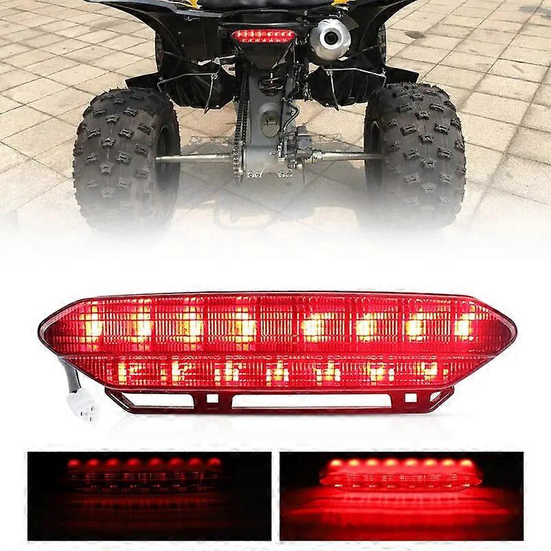 ATV Red LED Tail Light Brake stop Light Rear Lamp Daytime Running Light Rear lamp For YAMAHA YFZ450 2006 2007 2008 2009 12V