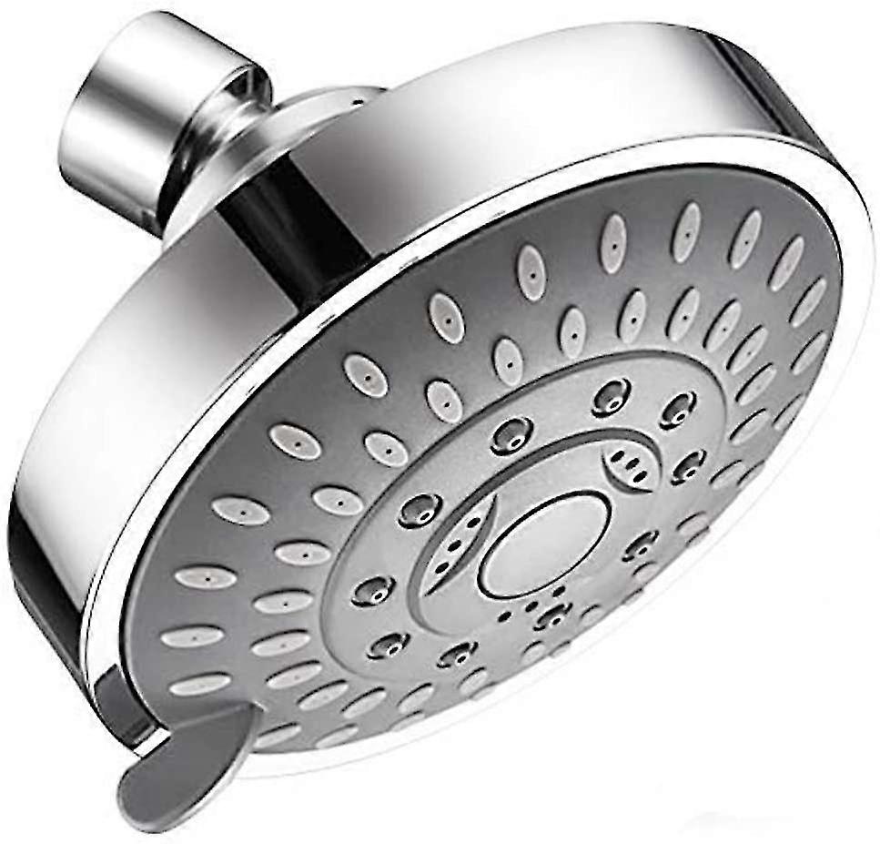 Multi-functional Bathroom Showerhead 4 Inch High Flow Shower Head, 5 Spray Settings