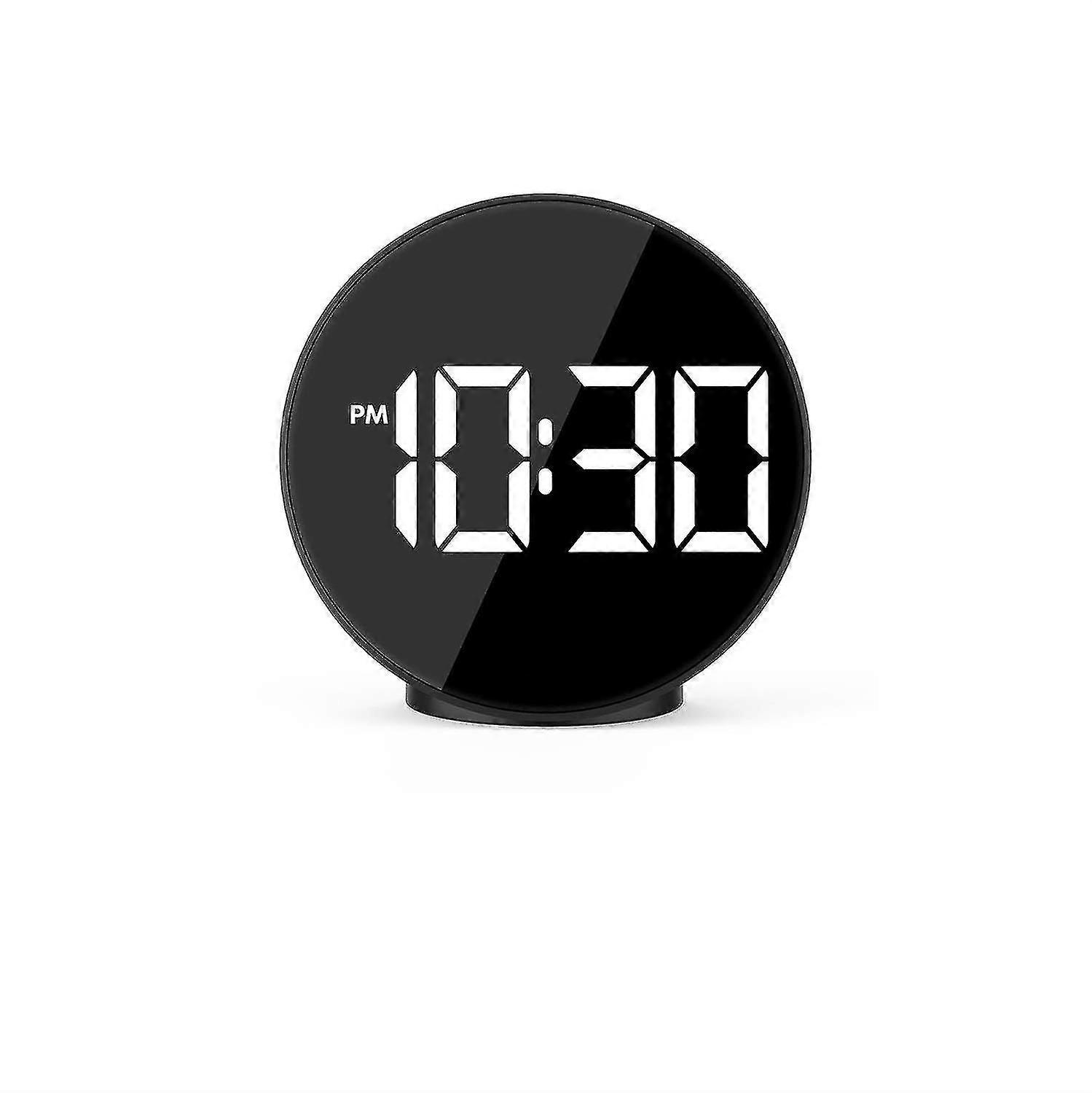 Digital Alarm Clock Led Voice Control Night Mode Electronic Watch Large Time Temperature Home Decor Table Clock Wake Up Light