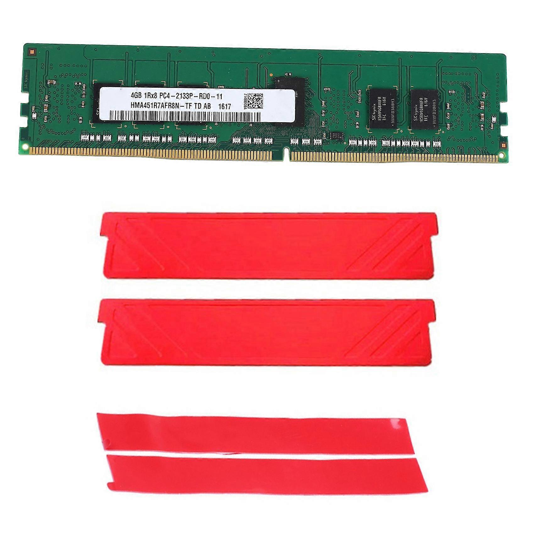 4gb Ddr4 Server Memory Ram+cooling Vest 2133mhz 1rx8 Pc4-2133p Pc4-17000 1.2v 288pin Ecc Reg Dimm R