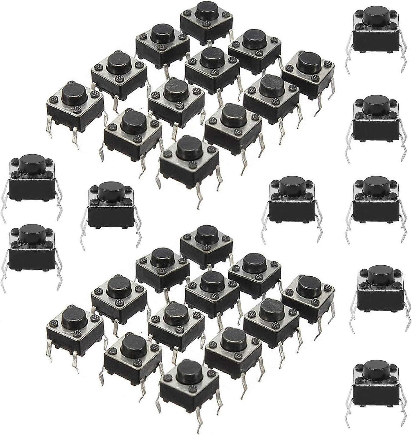 Micro Switch Tactile Push Button Mini Push Button Switch 6 x 6 x 5 mm Pack of 200