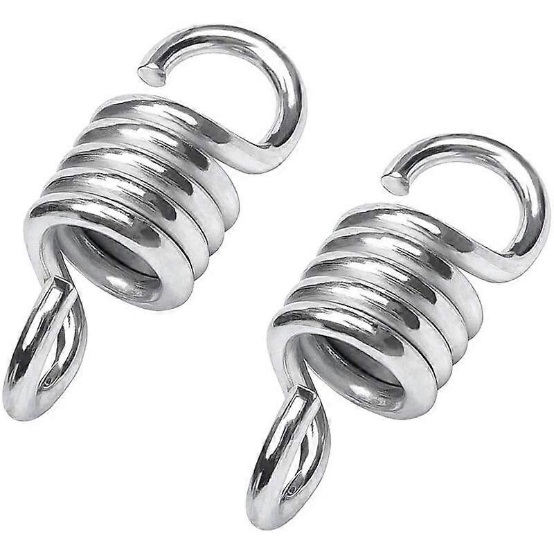 Spring Hammock 2 PCS 7mm Hammock Chair Spring, Spring Hook Extension, Hammock Chair Accessory, for Porch Chairs Swings Hanging -