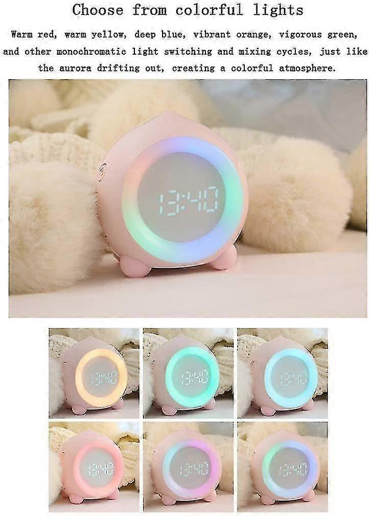 Smart Bluetooth Speaker, Multi-function Mini Led Digital Clock, Sleep Timer Night Light(blue)