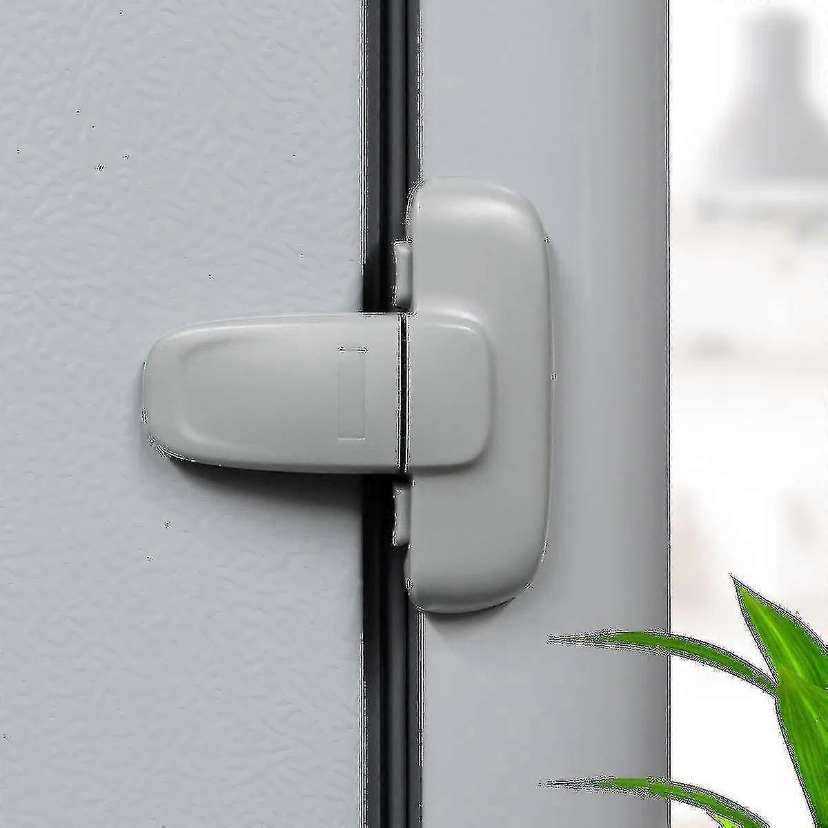 Home Refrigerator Fridge Freezer Door Lock, Latch Catch Toddler Kids Child Fridge Locks 2pcs