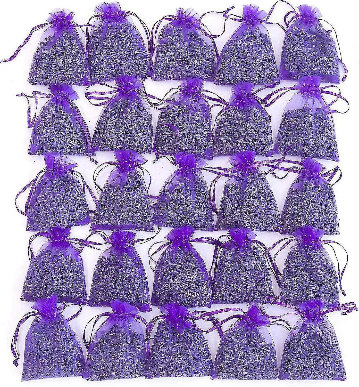 Sacs de lavande, fleurs séchées naturelles Sachets de lavande séchée