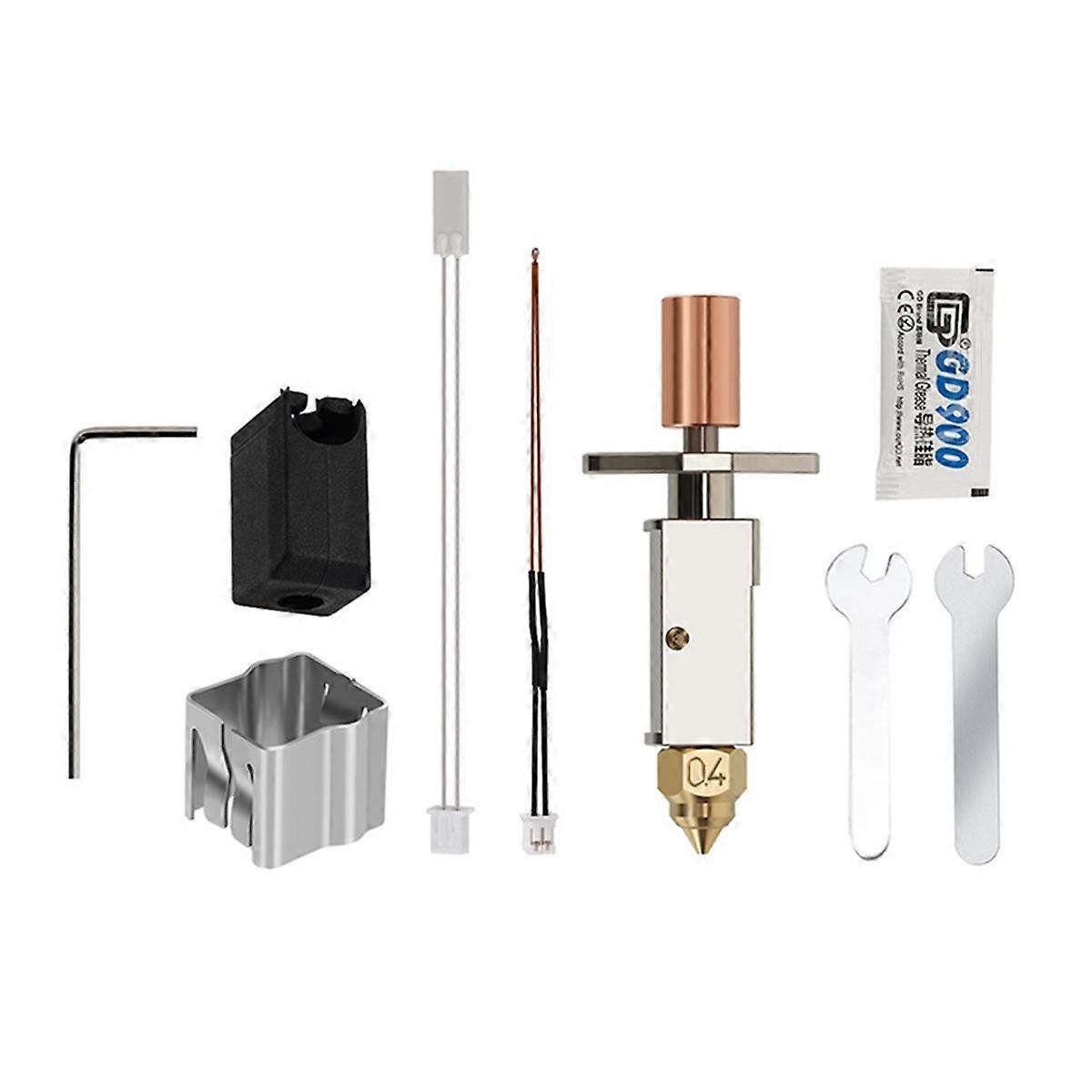 For Hotend CRM4 K1 K1 Max Hotend Kit Ceramic Heating Block for K1 Upgrade Hotend Nozzle Placted Cop
